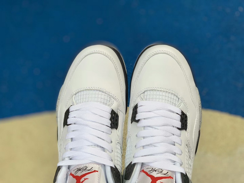 Authentic Air Jordan 4 White Cement women